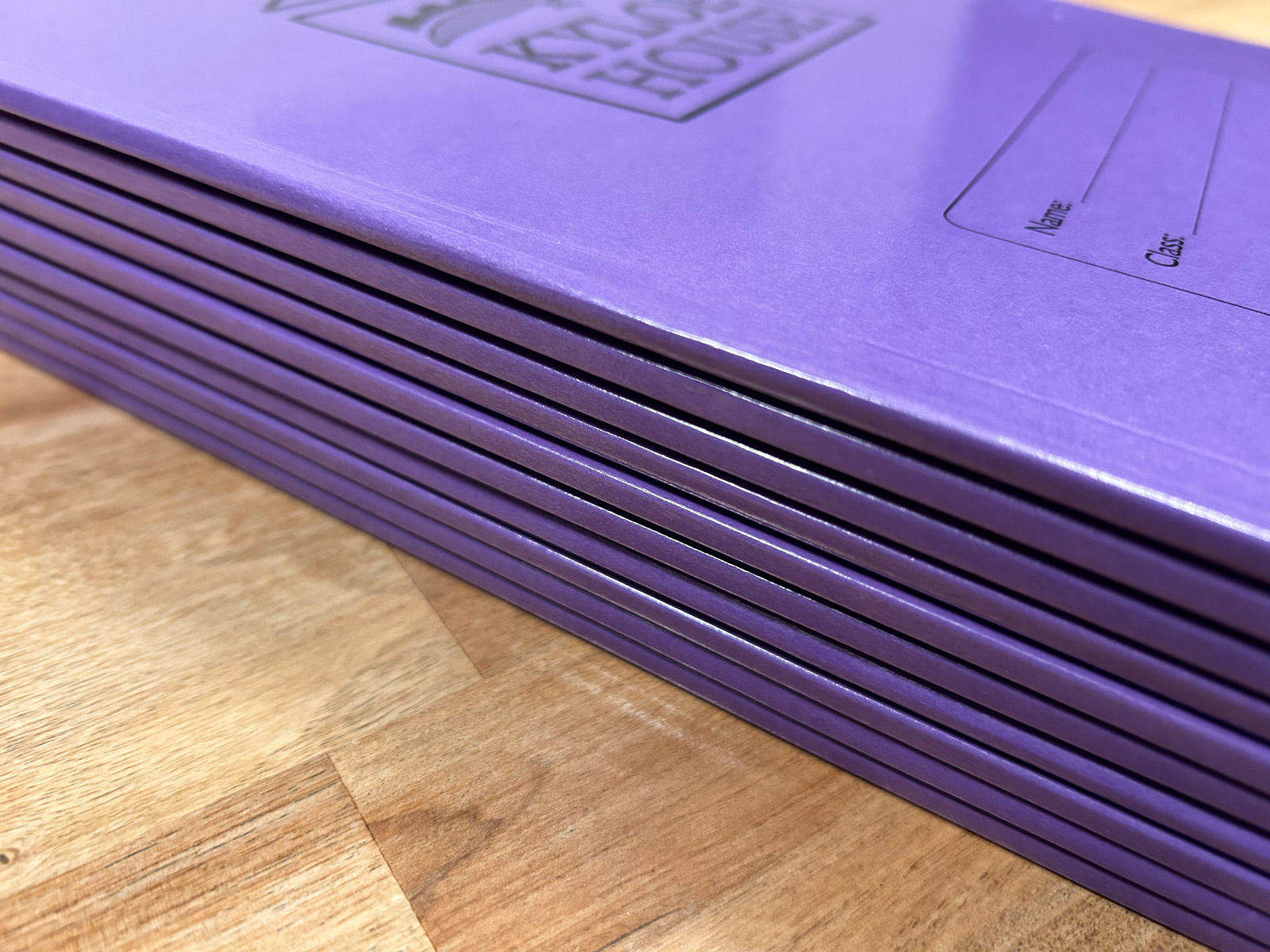 school exercise books - perfect binding gloss laminated