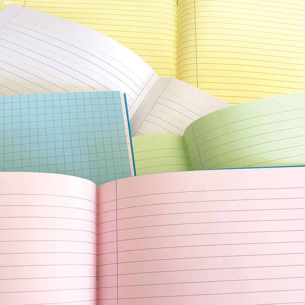 Exercise Books with tinted pages dyslexic dyslexia 